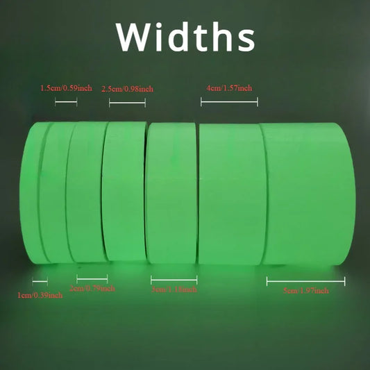 Leuchtendes Warnband Grün – Reflektierendes, fluoreszierendes Anti-Rutsch Klebeband für Treppen, Bodenmarkierung und Lage