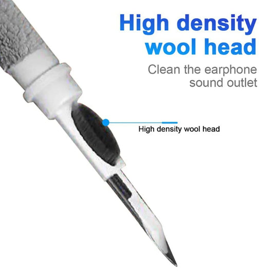 Multifunktionales 3-in-1 Reinigungsset – AirPods, Earbuds, Kopfhörer, Case, Handy & Tastatur reinigen