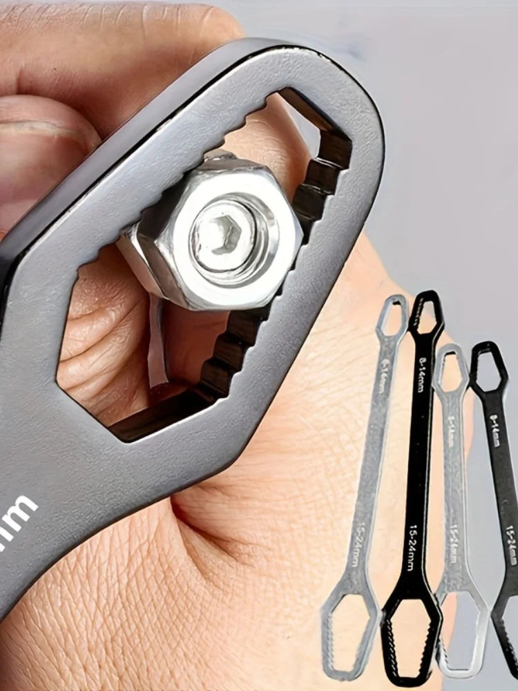 Universeller Doppel-Maulschlüssel 3–17 mm – Verstellbarer Schraubenschlüssel für Muttern und Schrauben
