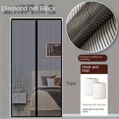 Magnet-Fliegengitter Tür – Einfach zu installieren, Insektenschutz, Freihändig schließend, langlebiges Netz