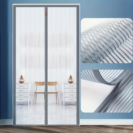 Magnet-Fliegengitter Tür – Einfach zu installieren, Insektenschutz, Freihändig schließend, langlebiges Netz