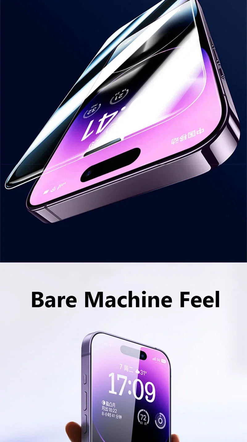 1–5 Stück HD-Displayschutz aus gehärtetem Glas – Kompatibel mit iPhone 11, 12, 13, 14, 15, 16, 17 Pro & Pro Max