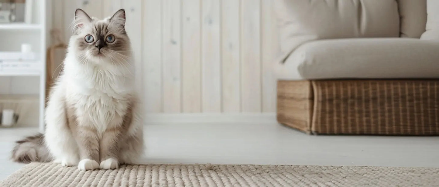 Automatischer Katzen-Spielball mit Bewegungssensor – Interaktives Katzenspielzeug mit Plüschschwanz (wiederaufladbar)