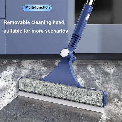 Fensterreiniger doppelseitig mit Teleskopgriff – Glaswischer für Haushalt und Auto