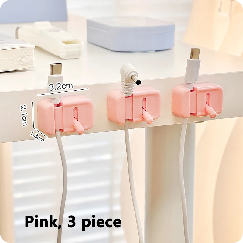 Kabel-Management-Clip für den Schreibtisch – Selbstklebender Kabelhalter für USB- und Datenkabel, einfache Montage am Tischrand