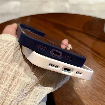 Transparente Smartphone-Hülle aus Acryl – Magnetische Schutzhülle kompatibel mit iPhone 11–16, kabelloses Laden möglich