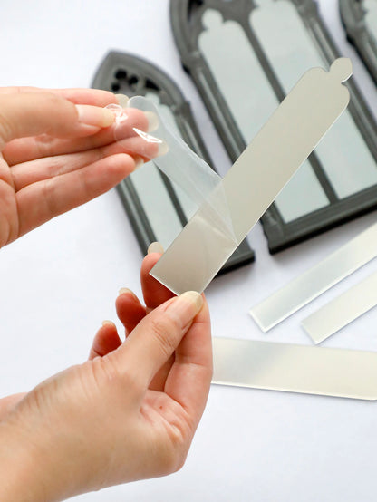 Gothic Fensterbogen Spiegel 3 Stück – Stilvolle Vintage Deko für Tisch, Regal & Home Interior