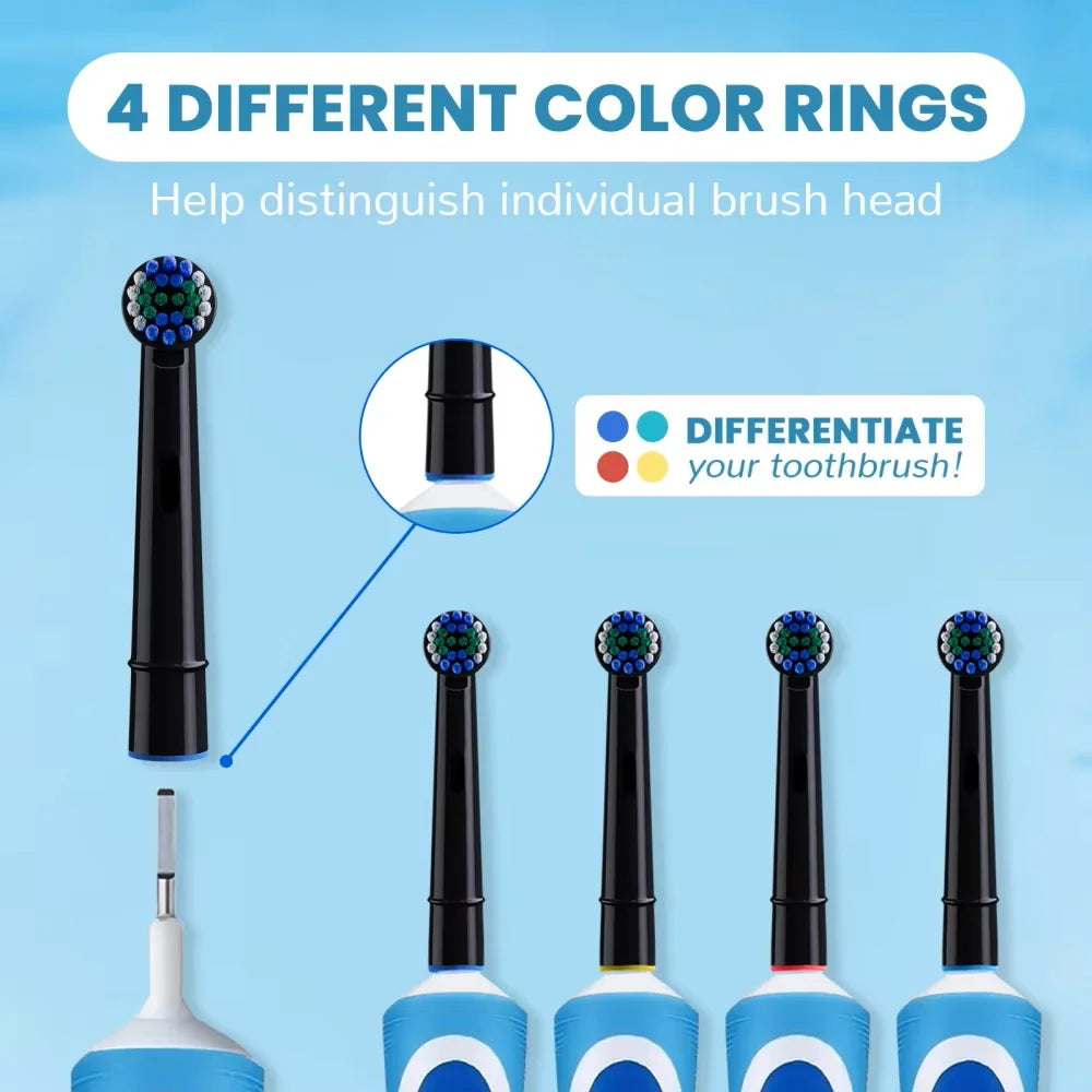 Ersatzbürstenköpfe für Oral-B Braun Professional, passend für Modelle 1000-8000