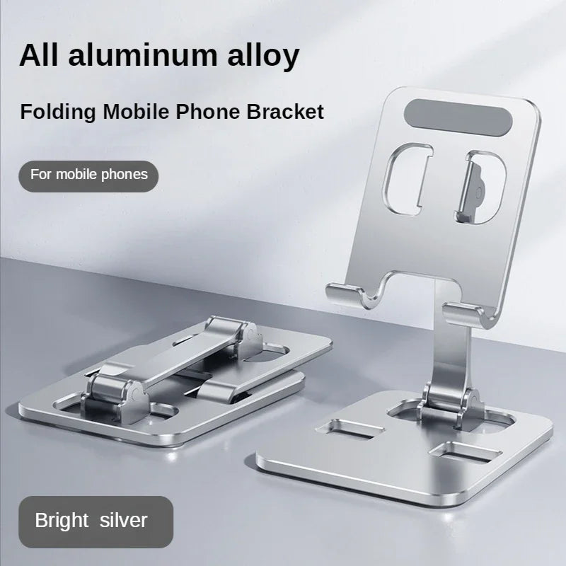 Aluminium Tablet-Ständer – Tragbarer, verstellbarer Halter für iPad, Samsung Tab, MiPad & Smartphones