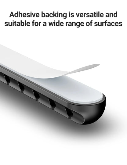 Selbstklebende Kabelclips – Kabelhalter für Schreibtisch, Nachttisch, USB- und Stromkabel, Maus- und Datenkabel