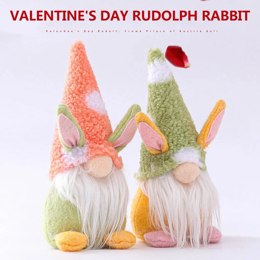 Oster Gnom Hase Dekofigur – Handgefertigte Hängedekoration für Frühling, Party und Zuhause