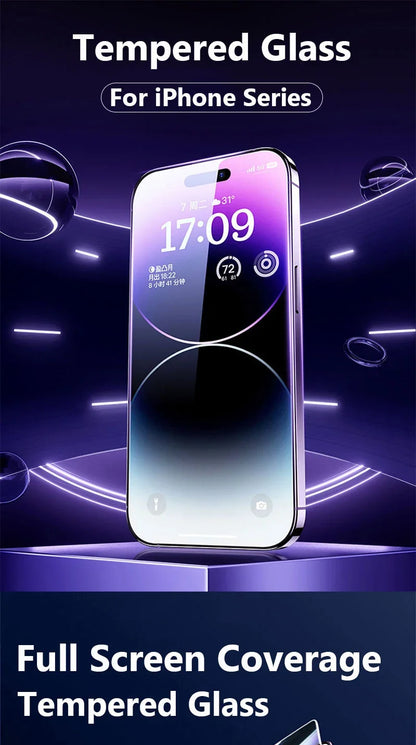 1–5 Stück HD-Displayschutz aus gehärtetem Glas – Kompatibel mit iPhone 11, 12, 13, 14, 15, 16, 17 Pro & Pro Max