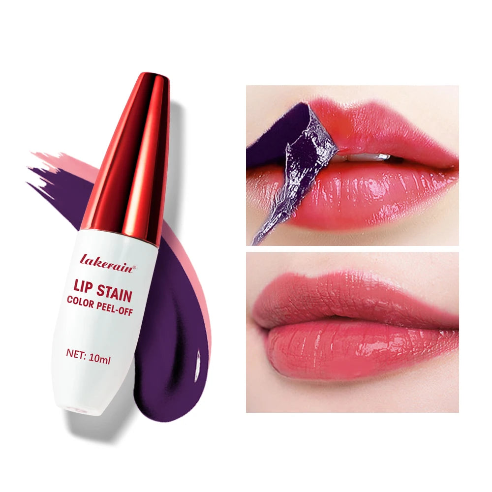 Lip Stain Peel Off – Langanhaltender 24h Matte Lippenstift, Flüssig, Wasserfest, Transferproof, Lip Makeup