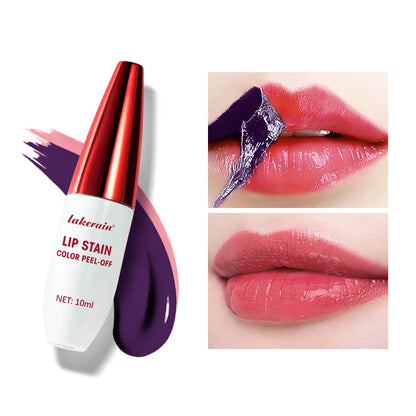 Lip Stain Peel Off – Langanhaltender 24h Matte Lippenstift, Flüssig, Wasserfest, Transferproof, Lip Makeup