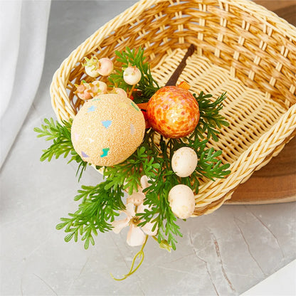 Osterzweige mit Eiern – DIY Dekobaum mit künstlichen Blumen für Zuhause, Büro und Garten