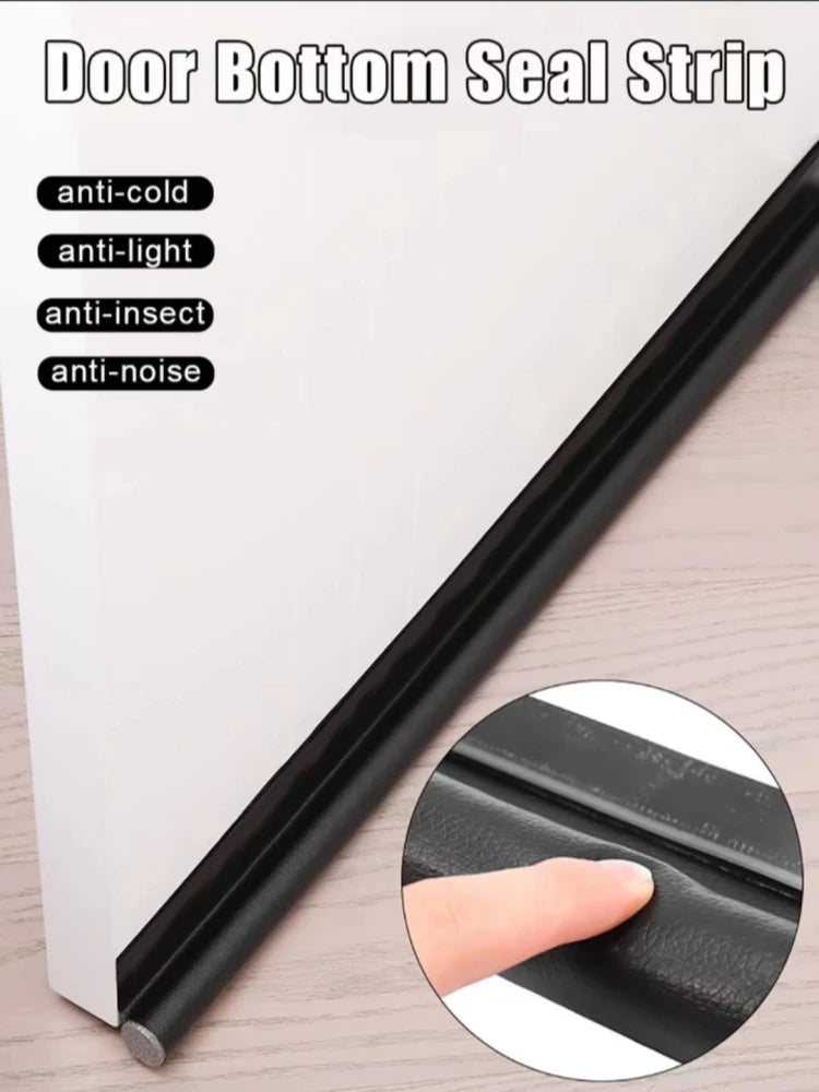 Türdichtung für Türboden – Schall- & Windschutz, Selbstklebendes Schaumstoffband