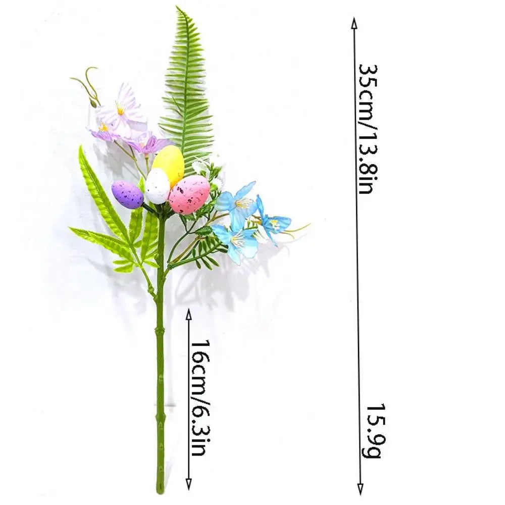 Osterzweige mit Eiern – DIY Dekobaum mit künstlichen Blumen für Zuhause, Büro und Garten