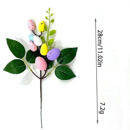 Osterzweige mit Eiern – DIY Dekobaum mit künstlichen Blumen für Zuhause, Büro und Garten