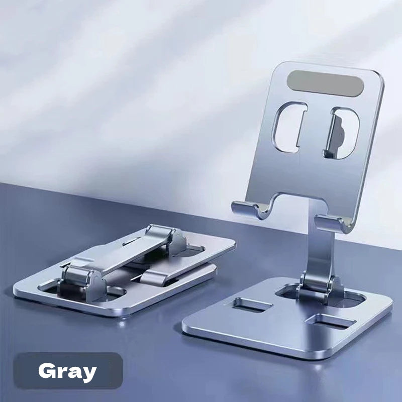 Aluminium Tablet-Ständer – Tragbarer, verstellbarer Halter für iPad, Samsung Tab, MiPad & Smartphones