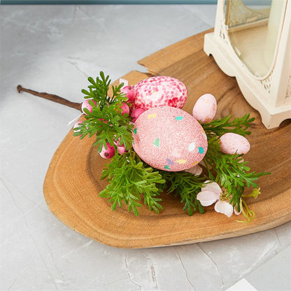 Osterzweige mit Eiern – DIY Dekobaum mit künstlichen Blumen für Zuhause, Büro und Garten
