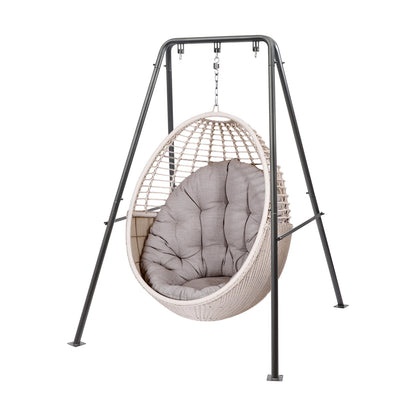 Hängesessel Gestell aus Metall – A-Frame Ständer mit 3 Aufhängepunkten für Indoor & Outdoor