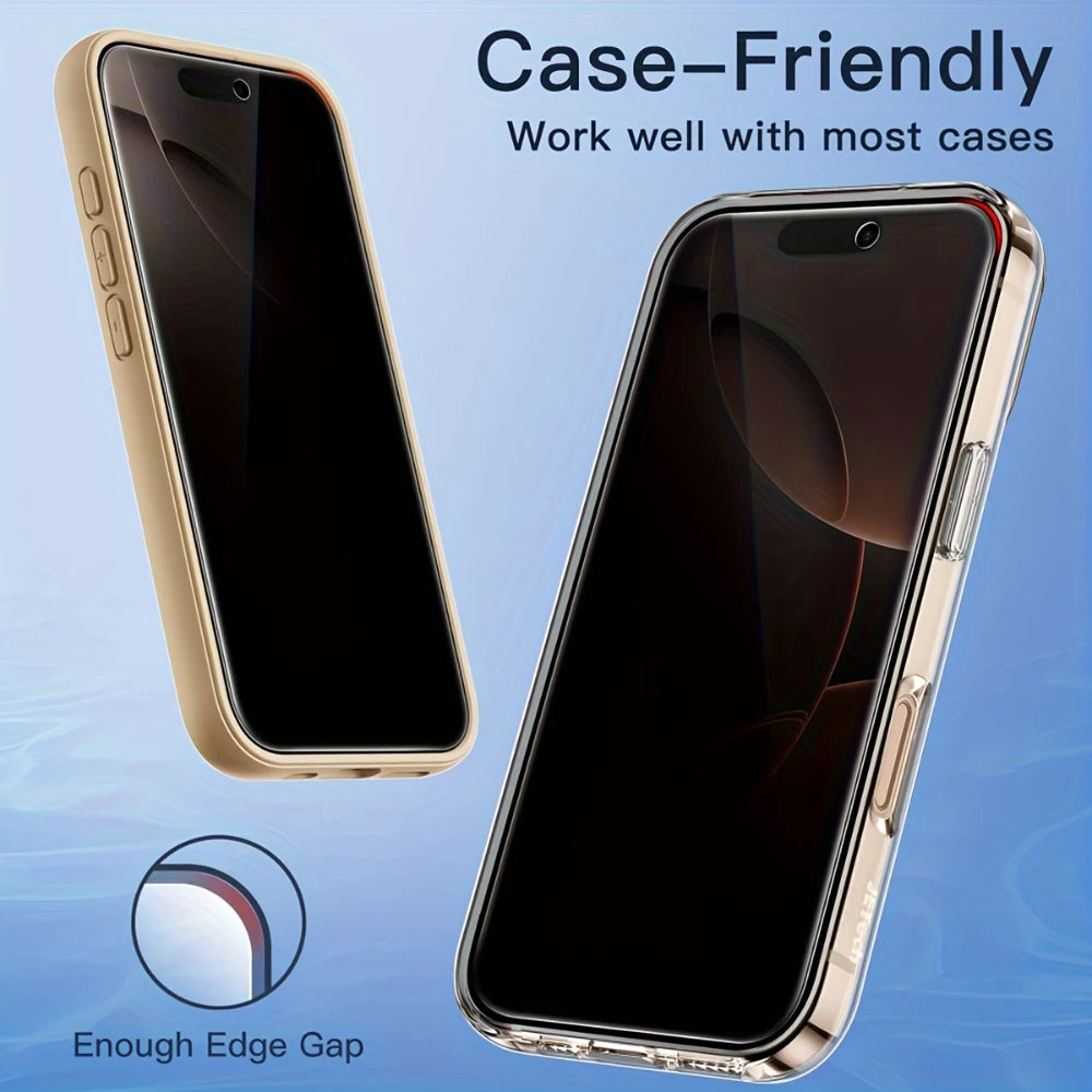 4er Set Displayschutz Glas – Gehärtetes Vollbild Schutzglas für iPhone 11 bis 17 Pro Max Modelle