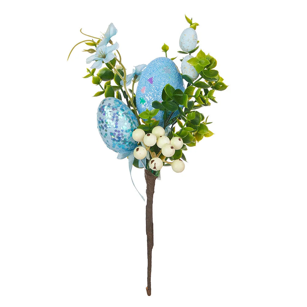 Osterzweige mit Eiern – DIY Dekobaum mit künstlichen Blumen für Zuhause, Büro und Garten