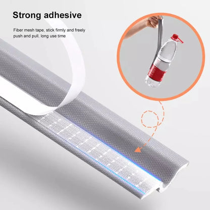 40 m Akustik-Dämm-Schaumband – Fenster- & Türdichtung, wind- und schalldicht, für Schiebetüren & Fenster