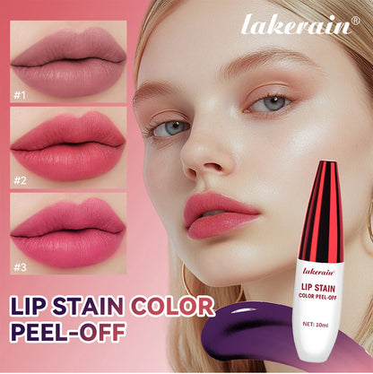 Lip Stain Peel Off – Langanhaltender 24h Matte Lippenstift, Flüssig, Wasserfest, Transferproof, Lip Makeup