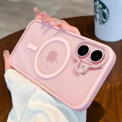 Transparente Smartphone-Hülle aus Acryl – Magnetische Schutzhülle kompatibel mit iPhone 11–16, kabelloses Laden möglich