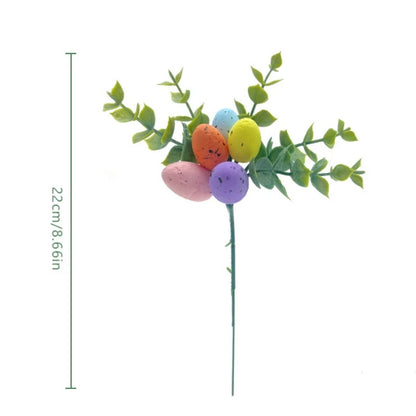 Osterzweige mit Eiern – DIY Dekobaum mit künstlichen Blumen für Zuhause, Büro und Garten