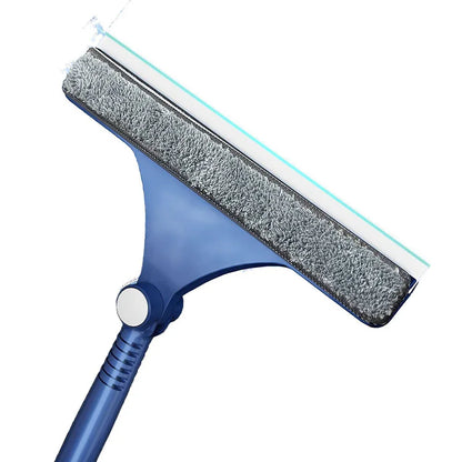 Fensterreiniger doppelseitig mit Teleskopgriff – Glaswischer für Haushalt und Auto