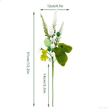 Osterzweige mit Eiern – DIY Dekobaum mit künstlichen Blumen für Zuhause, Büro und Garten