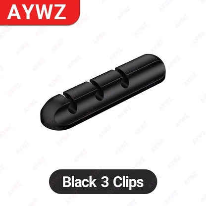 Selbstklebende Kabelclips – Kabelhalter für Schreibtisch, Nachttisch, USB- und Stromkabel, Maus- und Datenkabel