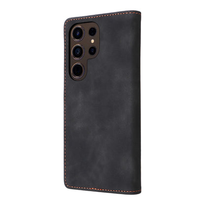 Ultradünne Leder-Handyhülle mit Flip-Design – Kompatibel mit Samsung Galaxy S25, S24, S23, S22 Ultra, S21, S20+, S10, Note 20 5G