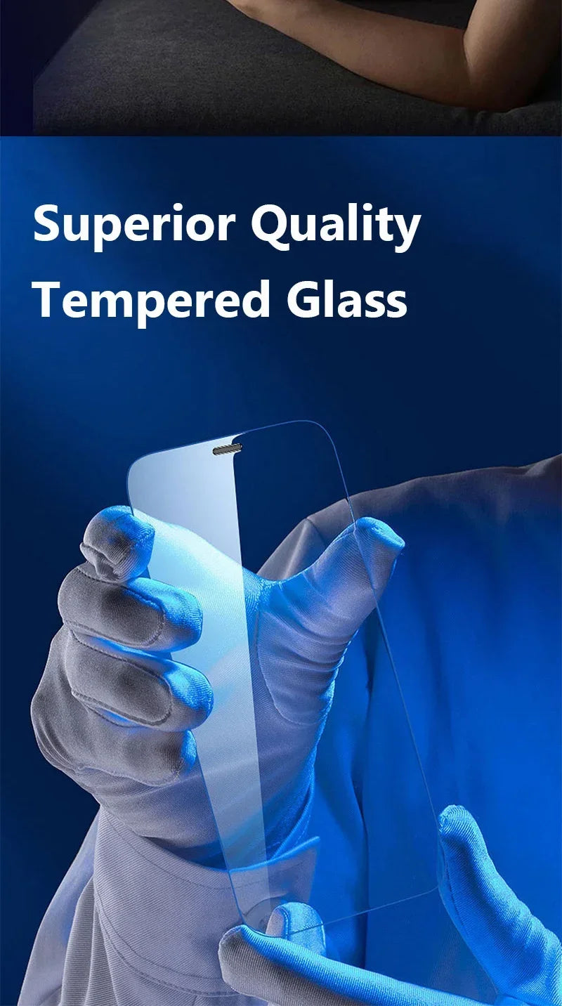 1–5 Stück HD-Displayschutz aus gehärtetem Glas – Kompatibel mit iPhone 11, 12, 13, 14, 15, 16, 17 Pro & Pro Max