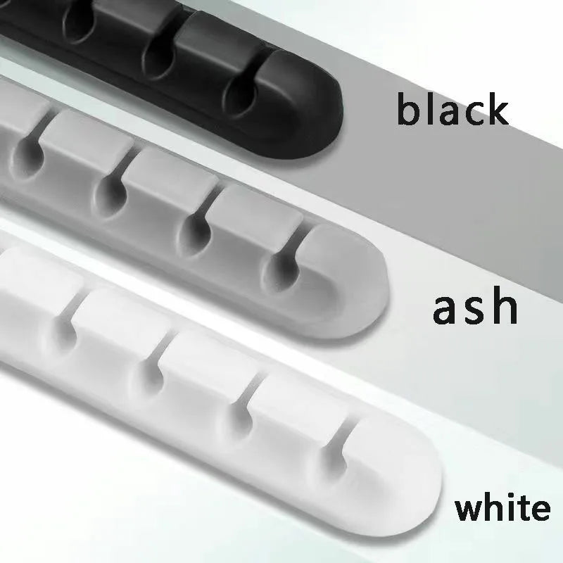 Selbstklebender Kabel-Organizer – Kabelclips für Desktop, Nachttisch, Lade- und Datenkabel