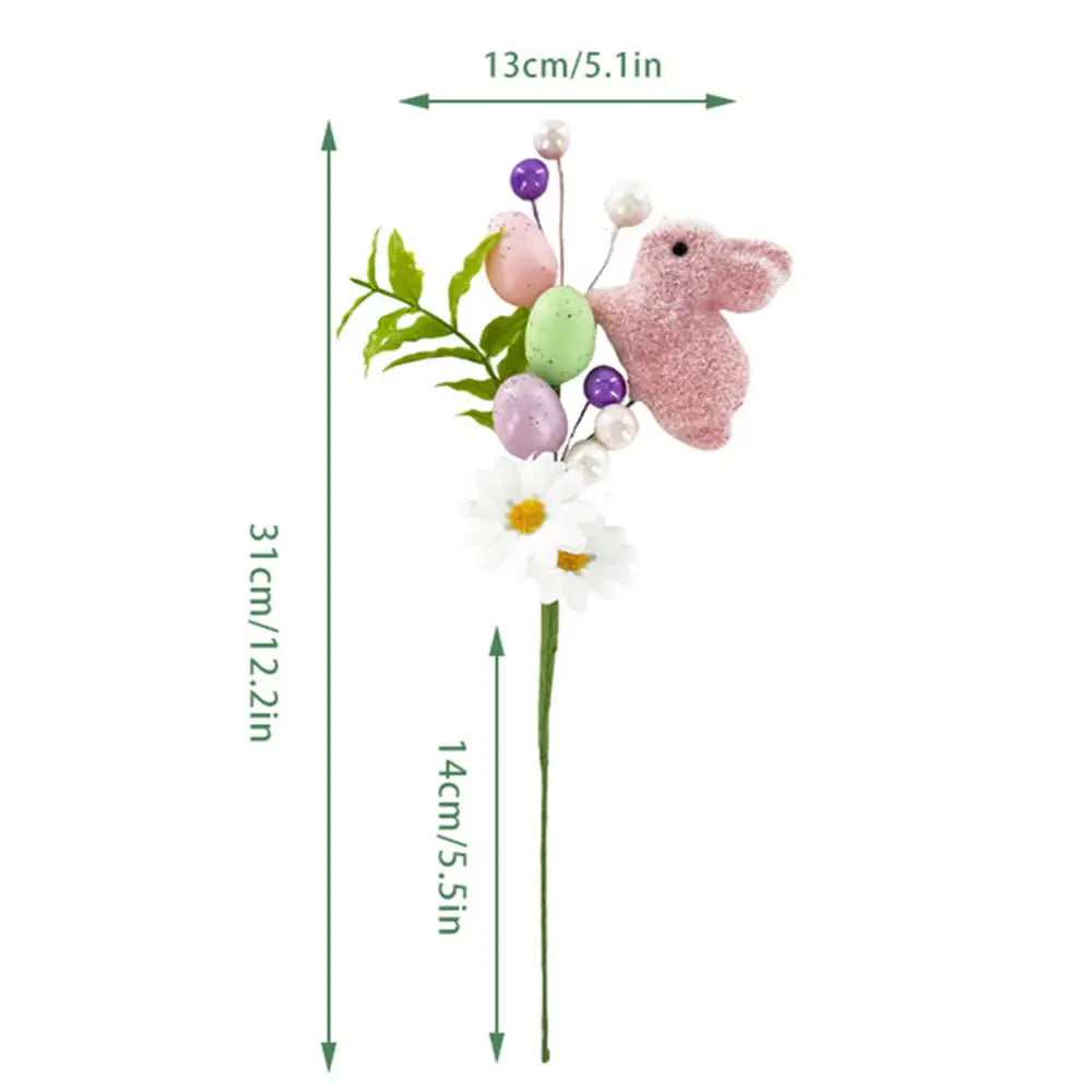 Osterzweige mit Eiern – DIY Dekobaum mit künstlichen Blumen für Zuhause, Büro und Garten