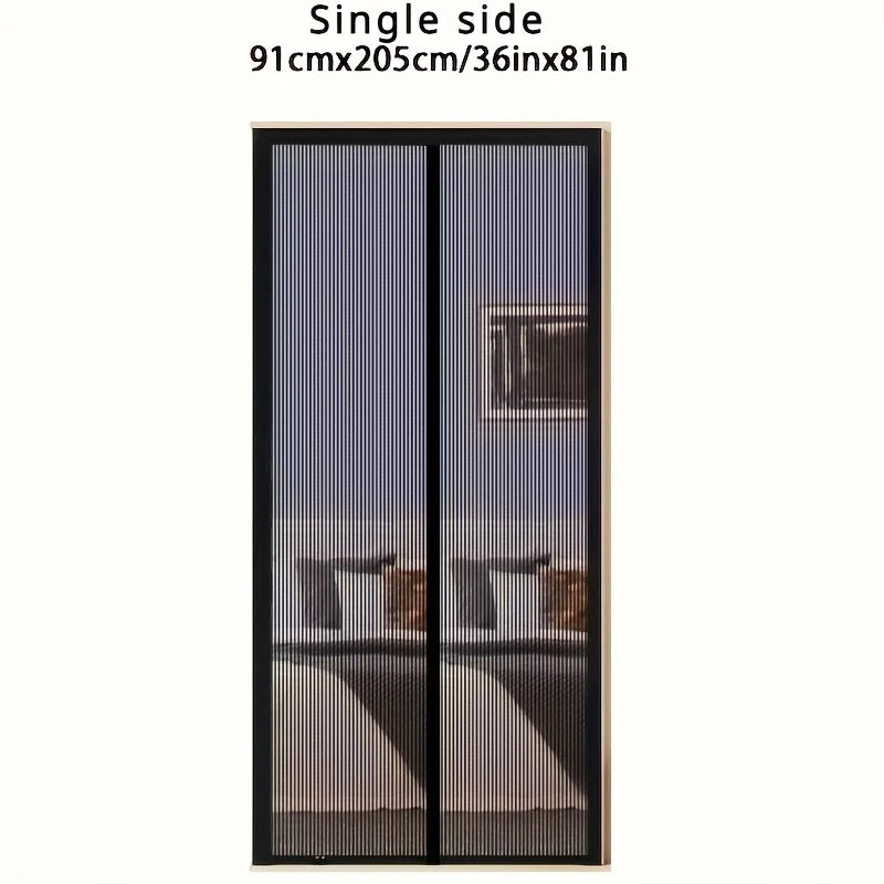 Magnet-Fliegengitter Tür – Einfach zu installieren, Insektenschutz, Freihändig schließend, langlebiges Netz