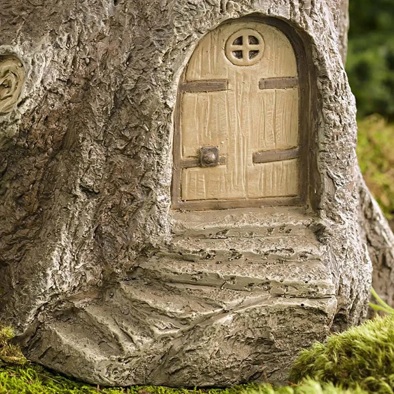 Dekorative Vogeltränke im Holzlook – Stilvolles Vogelbad für Garten & Balkon