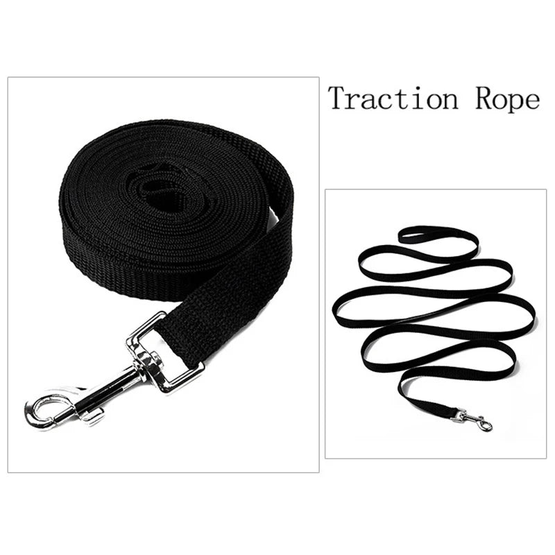 Nylon-Trainingsleine für Hunde – 10 m / 15 m / 20 m / 30 m / 50 m Hundeleine für kleine & große Hunde, Welpen, Outdoor-Spaziergänge