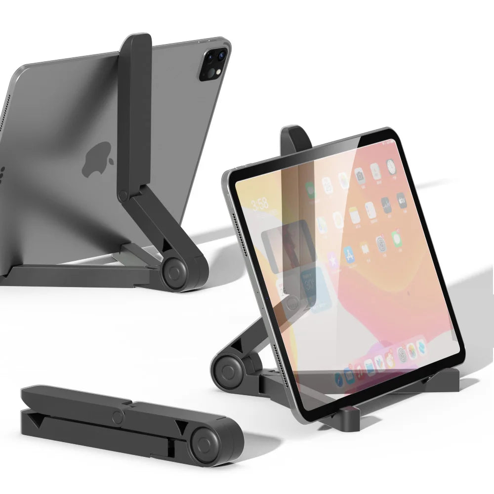 Verstellbarer Desktop Tablet-Halter 4,7–12,9 Zoll – Klappbarer Ständer für iPad, Tablets & Smartphones
