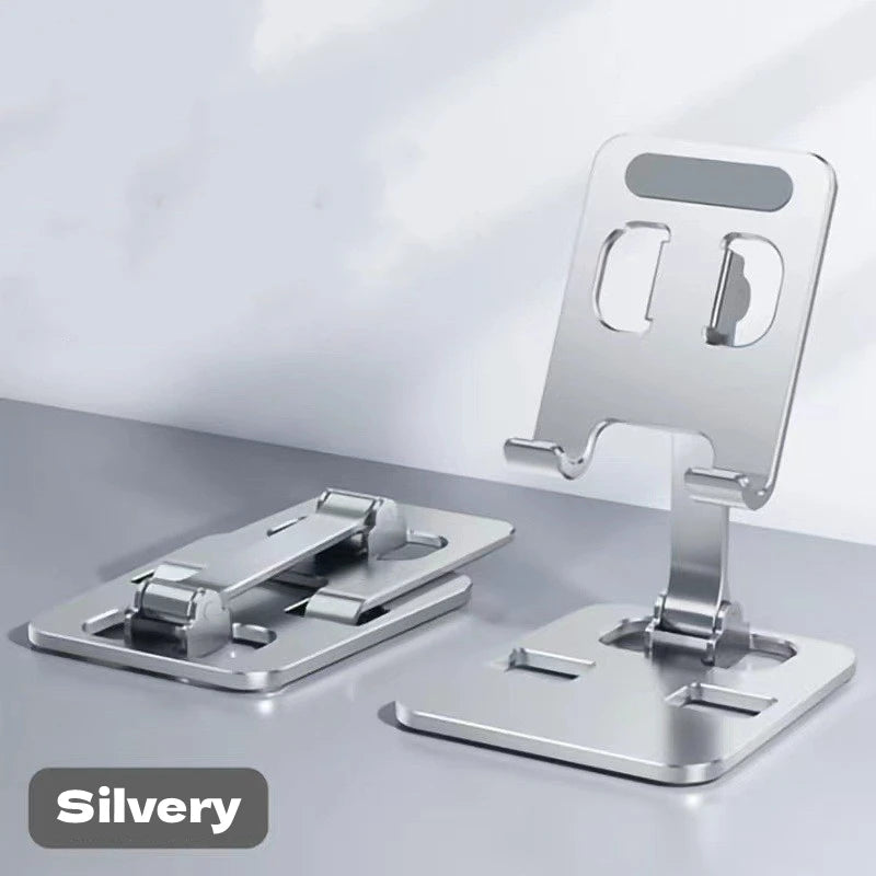 Aluminium Tablet-Ständer – Tragbarer, verstellbarer Halter für iPad, Samsung Tab, MiPad & Smartphones