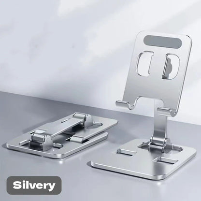 Aluminium Tablet-Ständer – Tragbarer, verstellbarer Halter für iPad, Samsung Tab, MiPad & Smartphones