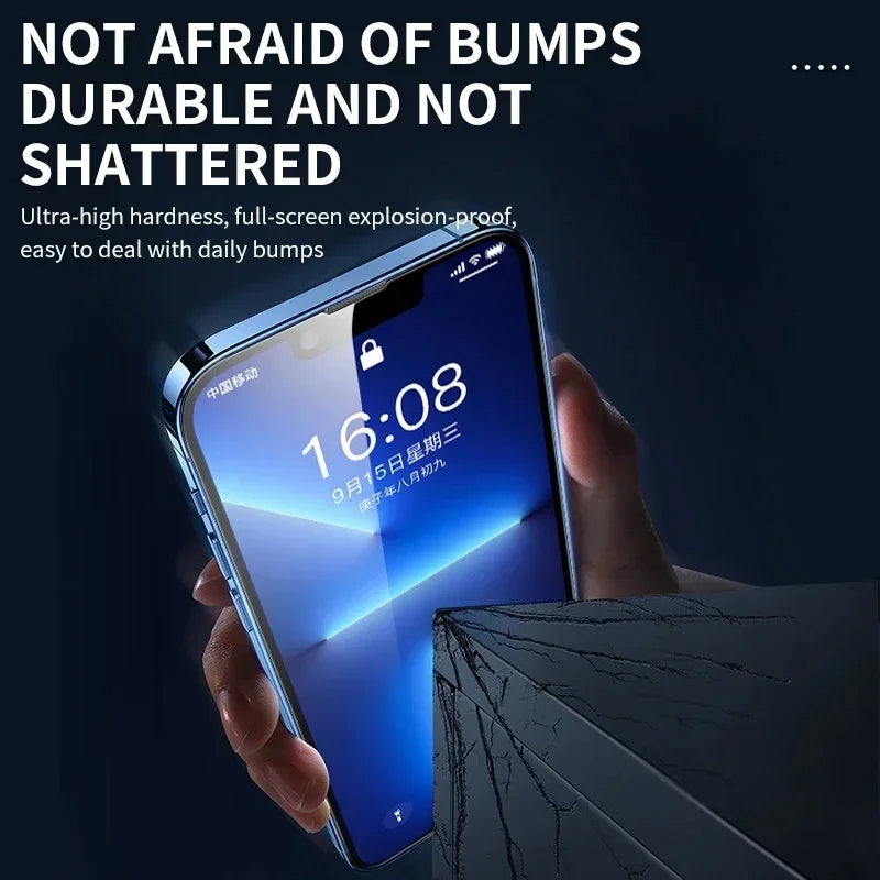 3er-Set Panzerglas-Displayschutz für iPhone – Kompatibel mit iPhone 11, 12, 13, 14, 15 Pro, Max, Mini, XR, XS, 7, 8 Plus