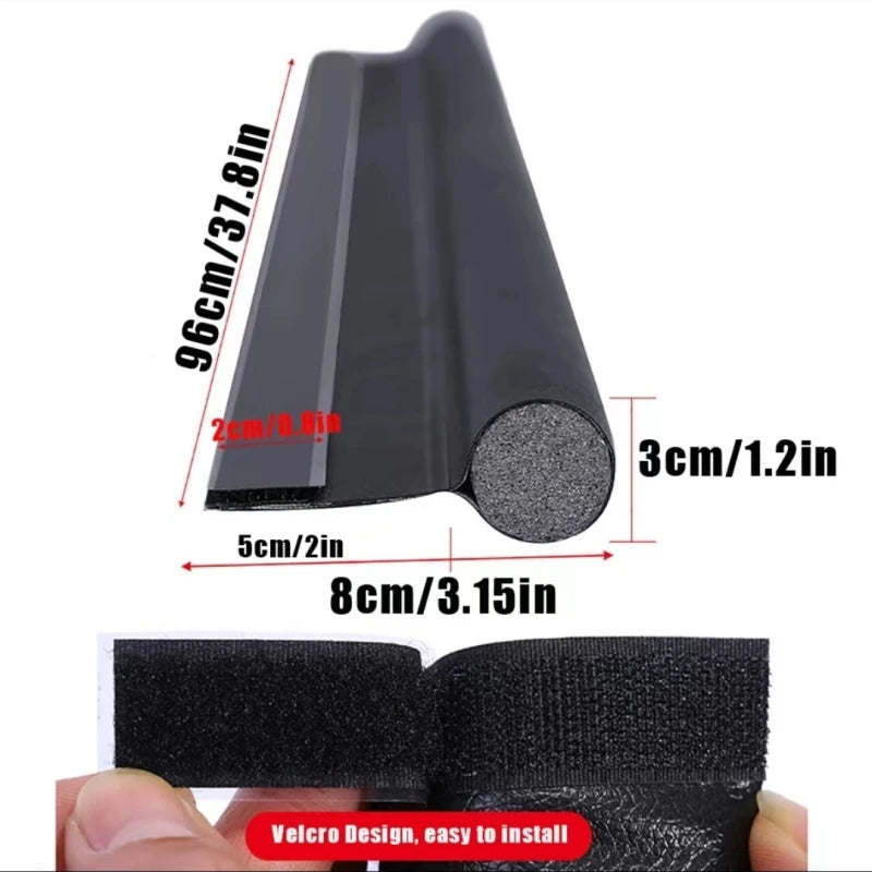 Türdichtung für Türboden – Schall- & Windschutz, Selbstklebendes Schaumstoffband