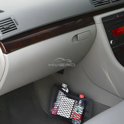 Kofferraum Netz Organizer – Elastische Auto Aufbewahrungstasche mit Klett, universell einsetzbar