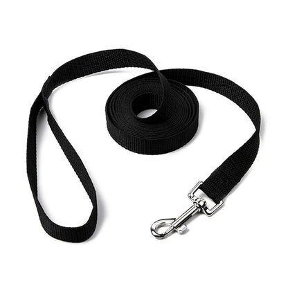 Nylon-Trainingsleine für Hunde – 10 m / 15 m / 20 m / 30 m / 50 m Hundeleine für kleine & große Hunde, Welpen, Outdoor-Spaziergänge