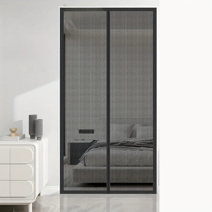 Magnet-Fliegengitter Tür – Einfach zu installieren, Insektenschutz, Freihändig schließend, langlebiges Netz