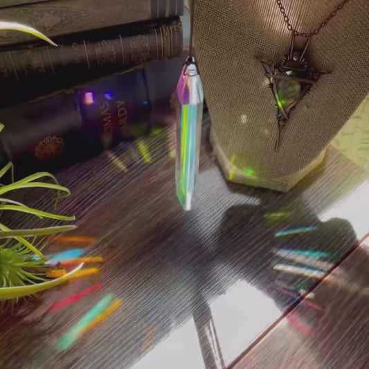 Hexagon Sonnenspiegel Deko – Regenbogenfänger für Fenster, Kronleuchter & Wohnraum